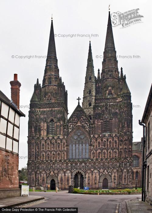Photo of Lichfield, Cathedral, West Gate c.2008