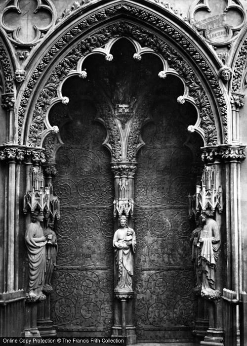 Photo of Lichfield, Cathedral, West Porch c.1865