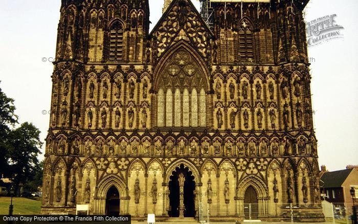 Photo of Lichfield, The Cathedral 1991