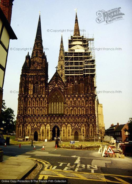 Photo of Lichfield, The Cathedral 1991