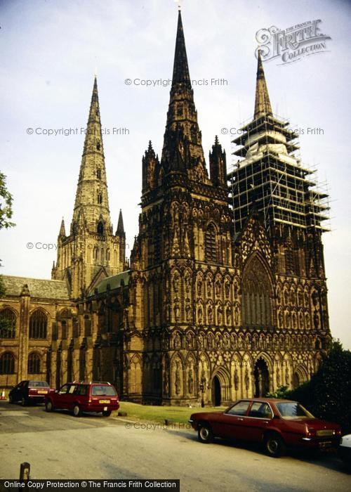 Photo of Lichfield, The Cathedral 1991