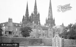 The Cathedral c.1950, Lichfield