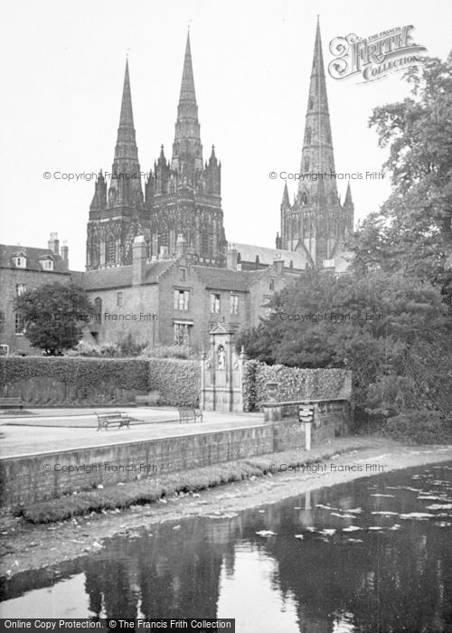 Photo of Lichfield, The Cathedral c.1950