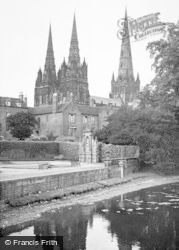 The Cathedral c.1950, Lichfield