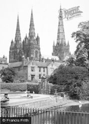 The Cathedral c.1955, Lichfield