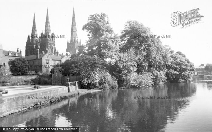 Photo of Lichfield, The Cathedral c.1965