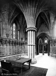 The Cathedral, Chapter House Table c.1880, Lichfield