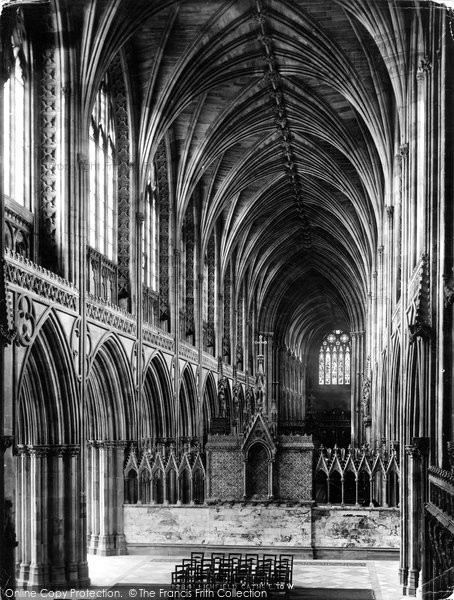 Photo of Lichfield, The Cathedral, East To West c.1880