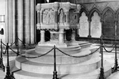 The Cathedral, The Font c.1880, Lichfield