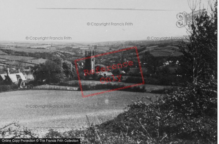 Photo of Lifton, The Church And Hills c.1950