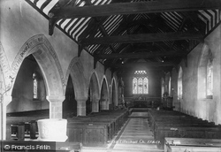 Church Interior 1898, Lilleshall