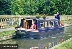 Canal Boat On Dundas Aqueduct 1996, Limpley Stoke
