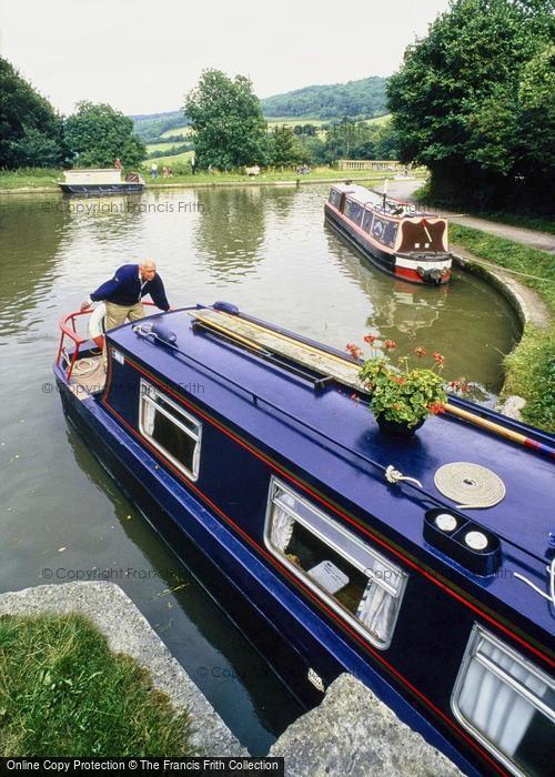 Photo of Limpley Stoke, Canal Boats, Dundas Basin 1996