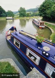 Canal Boats, Dundas Basin 1996, Limpley Stoke