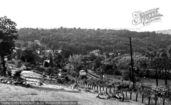 Photo of Limpley Stoke, The Valley And Village c.1955