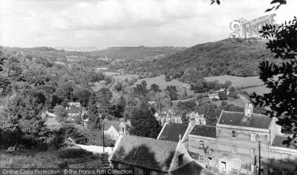 Photo of Limpley Stoke, View From The Bath Road c.1955