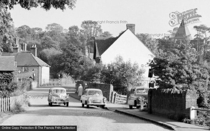 Photo of Limpsfield, Cars In The Village 1957