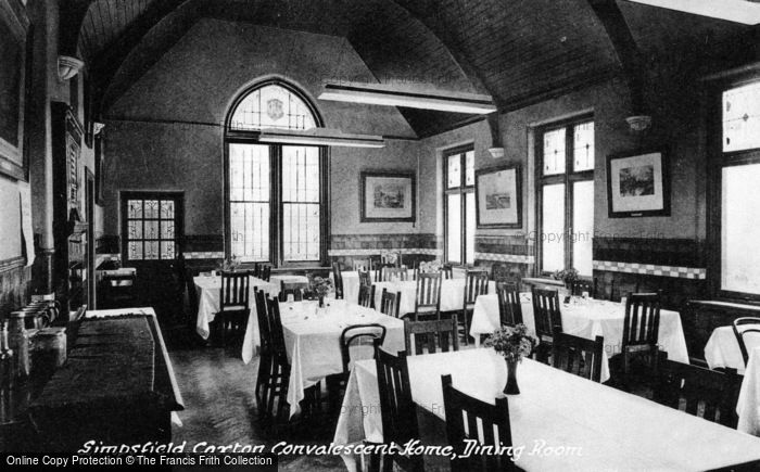 Photo of Limpsfield, Caxton Convalescent Home, Dining Room c.1950