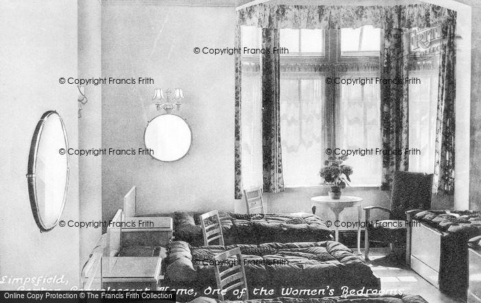 Photo of Limpsfield, Caxton Convalescent Home, One Of The Women's Bedrooms c.1950
