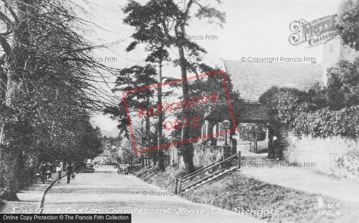 Photo of Limpsfield, Caxton Convalescent Home, The Lychgate c.1950
