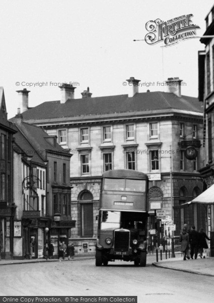Photo Of Lincoln A Bus In Silver Street C 1950
