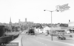 Broadgate And Roundabout c.1965, Lincoln