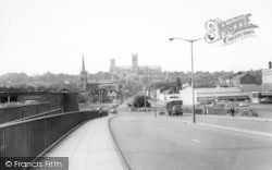 Broadgate And Roundabout c.1965, Lincoln