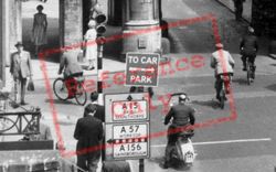 Busy Traffic, High Street c.1955, Lincoln