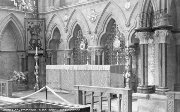 Photo of Lincoln, Cathedral, Airman's Chapel c.1955