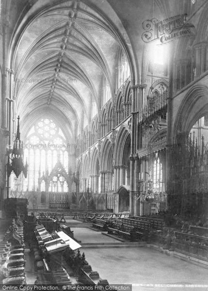 Photo of Lincoln, Cathedral, Angel Choir East c.1879