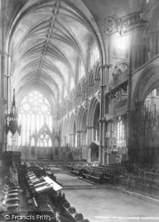Cathedral, Angel Choir East c.1879, Lincoln