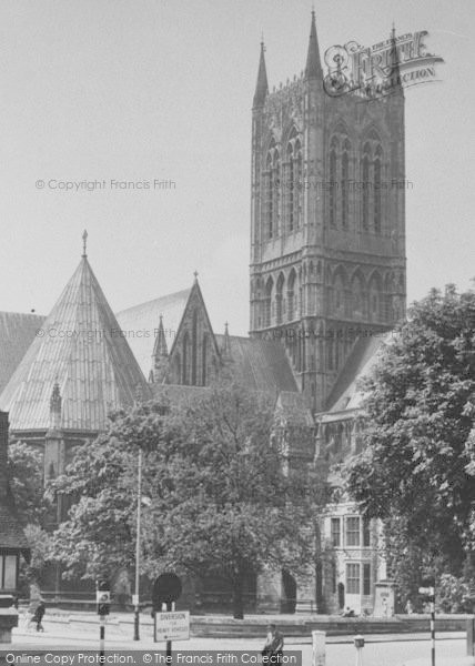 Photo of Lincoln, Cathedral c.1955