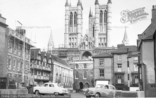 Photo of Lincoln, Cathedral c.1955