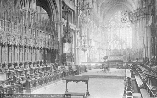Photo of Lincoln, Cathedral, Choir East 1890