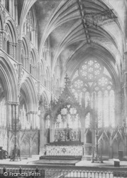 Cathedral, Choir East 1890, Lincoln