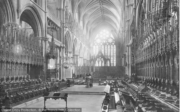 Photo of Lincoln, Cathedral, Choir East 1894