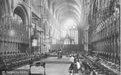 Cathedral, Choir East 1894, Lincoln
