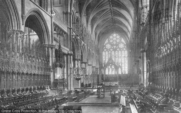 Photo of Lincoln, Cathedral, Choir East 1901