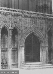 Cathedral, Choir Screen Door c.1897, Lincoln
