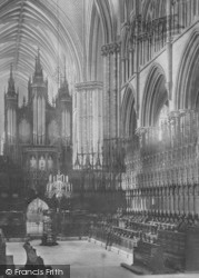Cathedral, Choir West c.1879, Lincoln