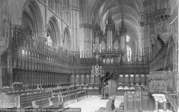 Photo of Lincoln, Cathedral, Choir West c.1879