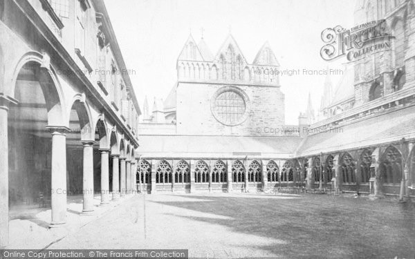 Photo of Lincoln, Cathedral, Cloisters And Chapter House c.1879