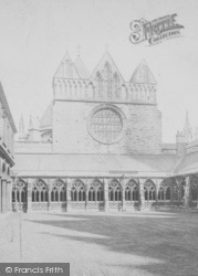 Cathedral, Cloisters And Chapter House c.1879, Lincoln