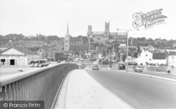 Cathedral From Pelham Bridge c.1960, Lincoln