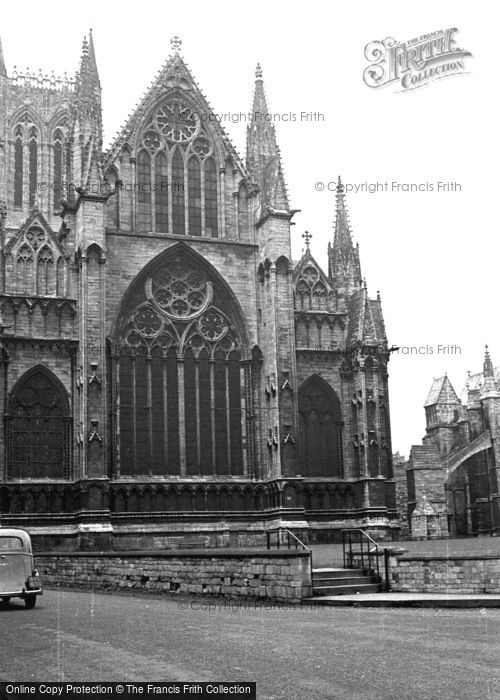 Photo of Lincoln, Cathedral From Pottergate 1952