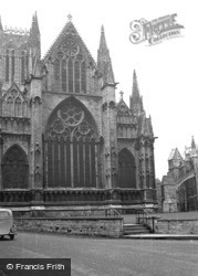 Cathedral From Pottergate 1952, Lincoln