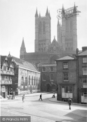 Cathedral From The Castle c.1955, Lincoln