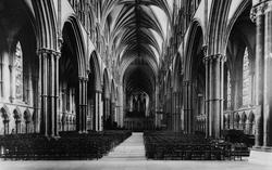 Cathedral, Nave c.1930, Lincoln