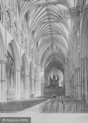 Cathedral, Nave East 1890, Lincoln