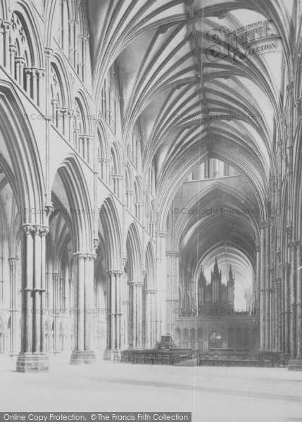 Photo of Lincoln, Cathedral, Nave East c.1879